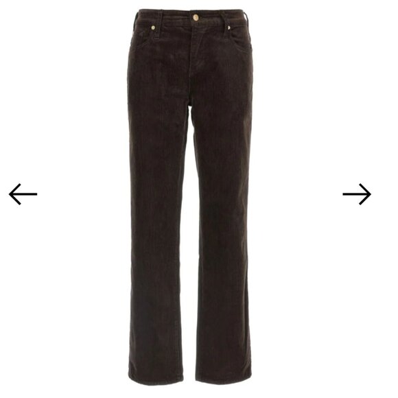 7 for All Mankind Velvet/Corduroy Tall Jeans - Chocolate - Picture 1 of 4